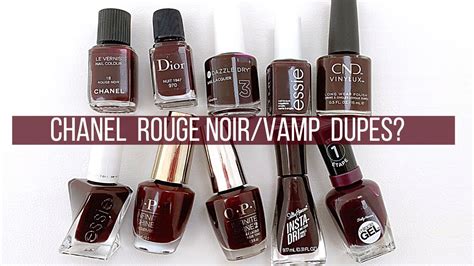 dior nail polish dupes|chanel vamp nail polish dupe.